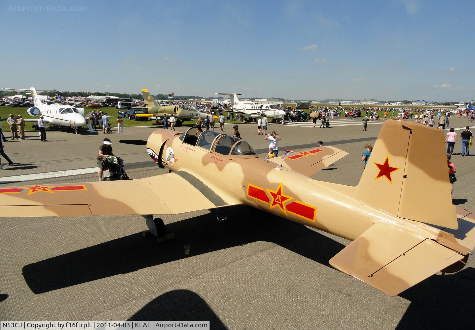 N53CJ, 1972 Nanchang CJ-6A C/N 2432062, On Display in Sun N Fun