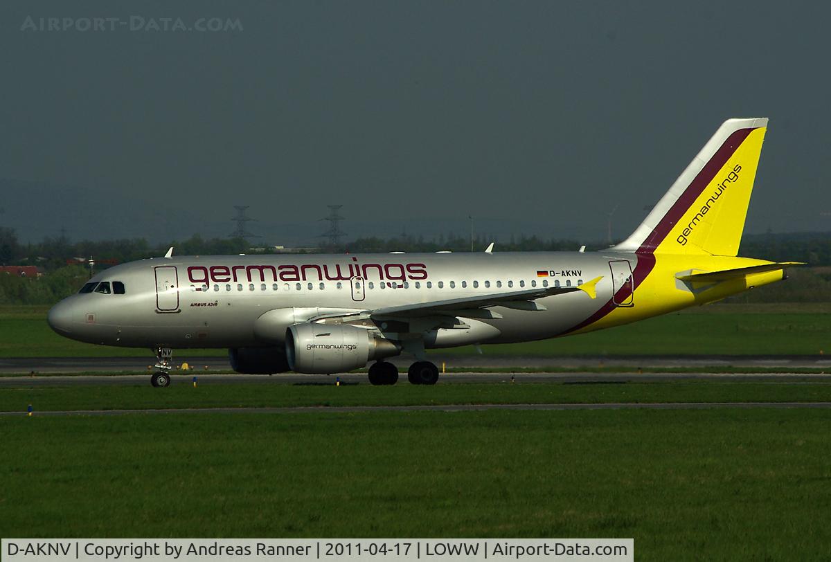 D-AKNV, 2005 Airbus A319-112 C/N 2632, Germanwings Airbus A319