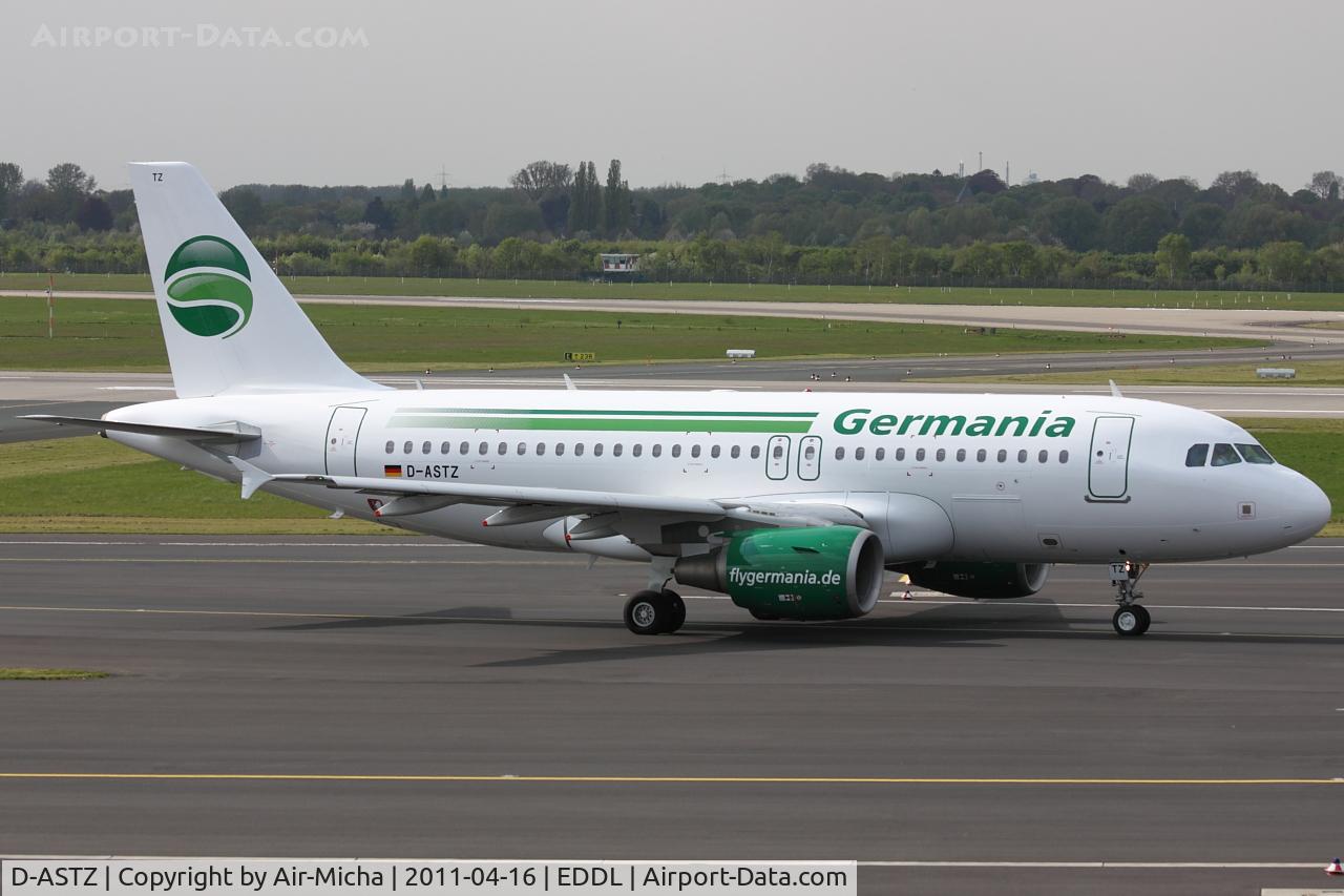 D-ASTZ, 2007 Airbus A319-112 C/N 3019, Germania
