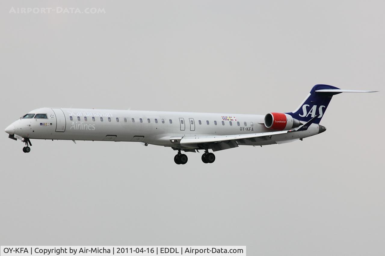 OY-KFA, 2008 Bombardier CRJ-900 (CL-600-2D24) C/N 15206, SAS