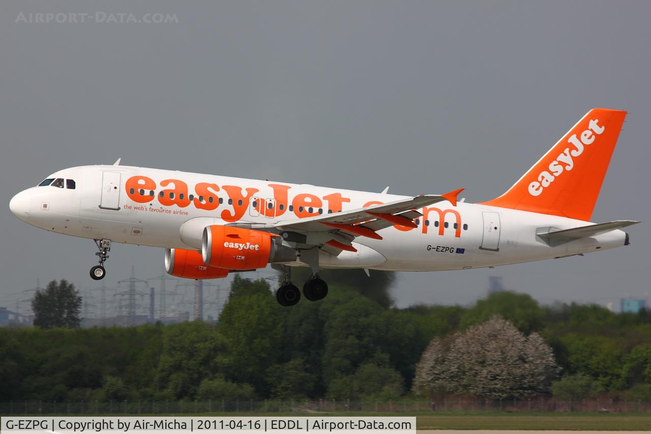 G-EZPG, 2005 Airbus A319-111 C/N 2385, EasyJet