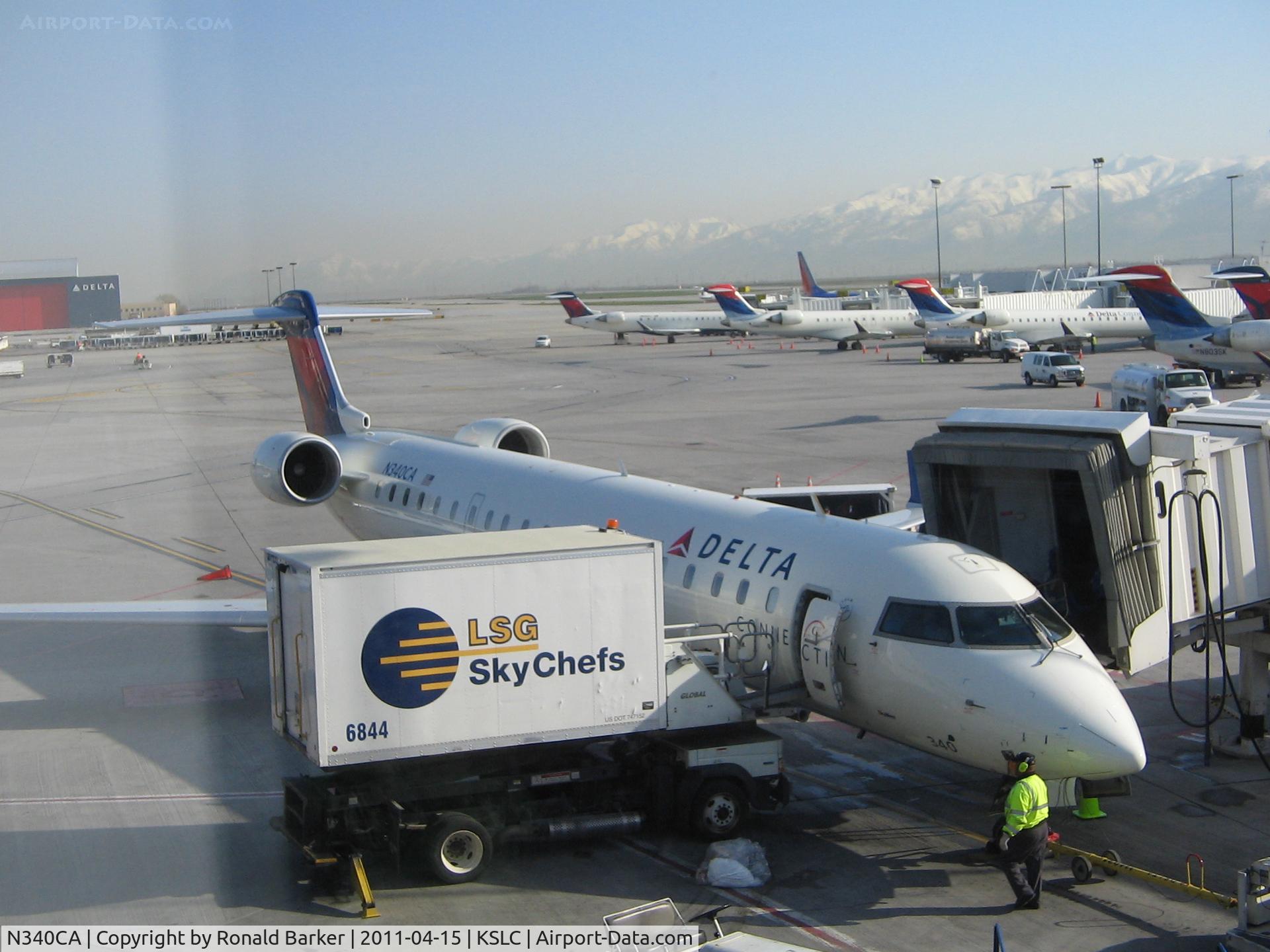 N340CA, 2002 Bombardier CRJ-701ER (CL-600-2C10) Regional Jet C/N 10062, My ride PSC to SLC