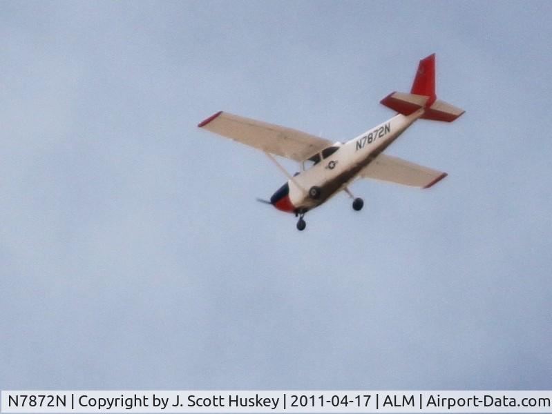 N7872N, 1967 Cessna R172E C/N R172-0263, Flying south of Alamogordo