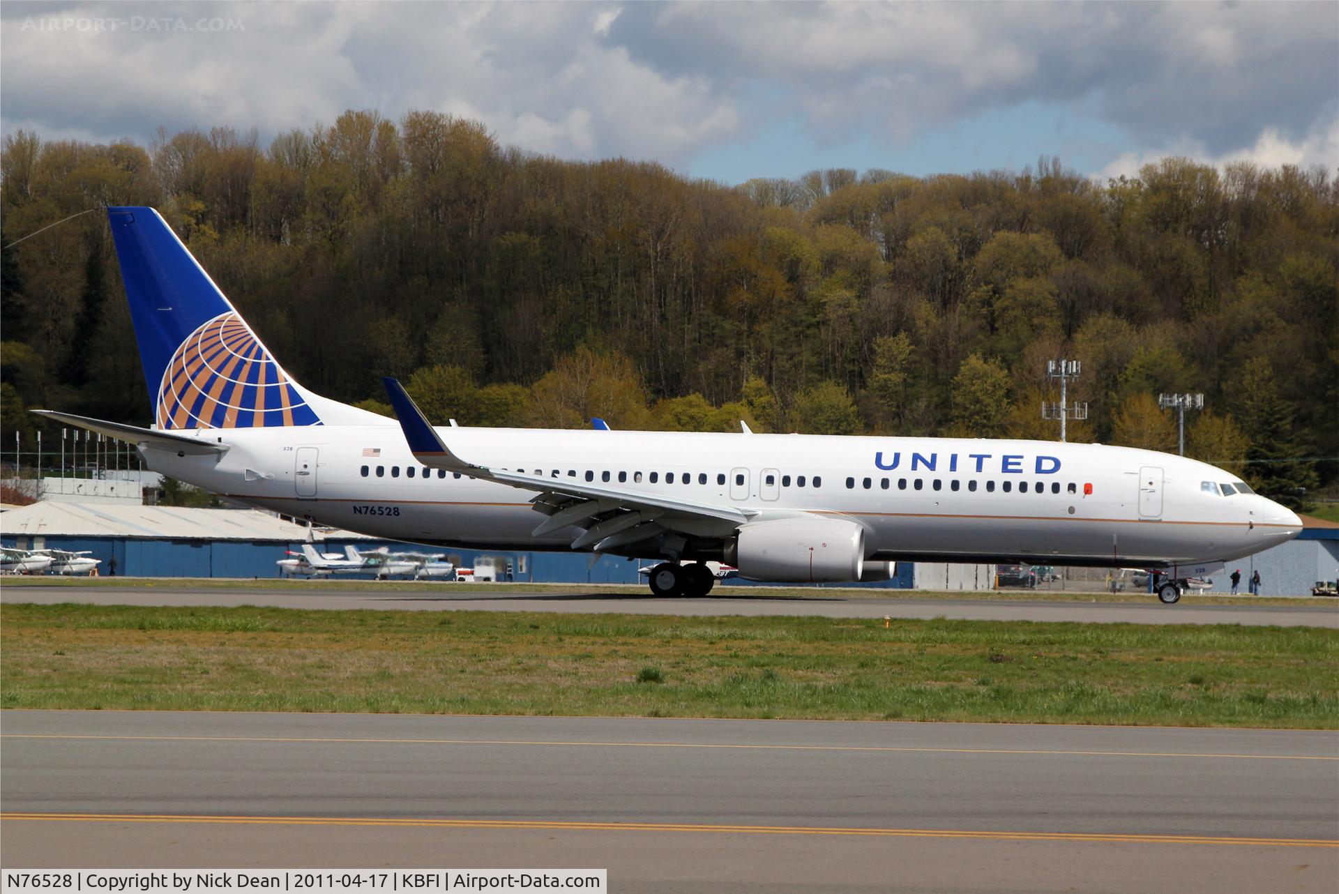 N76528, 2010 Boeing 737-824 C/N 31663, KBFI Boeing 201