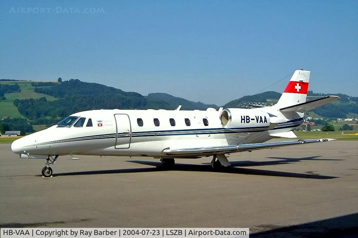 HB-VAA, 2002 Cessna 560 Citation Excel C/N 560-5269, Cessna Citation Excel [560-5269] Bern-Belp~HB 23/07/2004