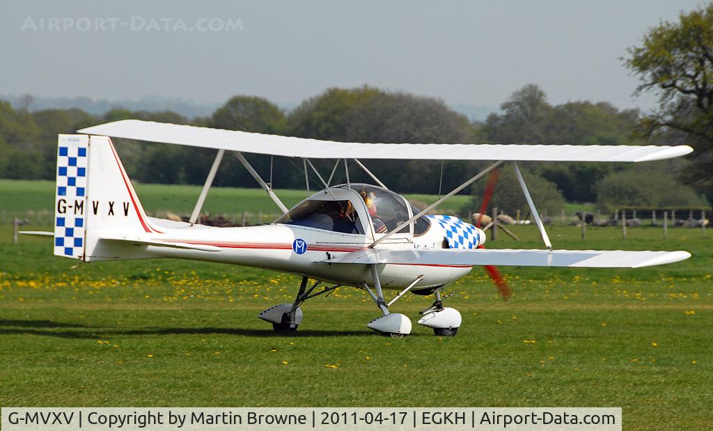 G-MVXV, 1988 Aviasud Mistral C/N BMAA/HB/004, SHOT AT HEADCORN