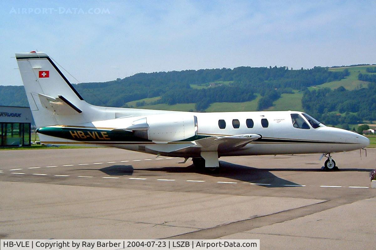 HB-VLE, 1976 Cessna 500 Citation I C/N 500-0313, Cessna Citation I [500-0313] Bern-Belp~HB 23/07/2004
