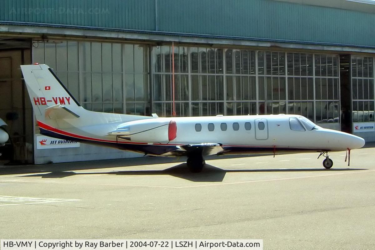 HB-VMY, 2001 Cessna 550 Citation Bravo C/N 550-0964, Cessna Citation Bravo [550-0964] Zurich~HB 22/07/2004