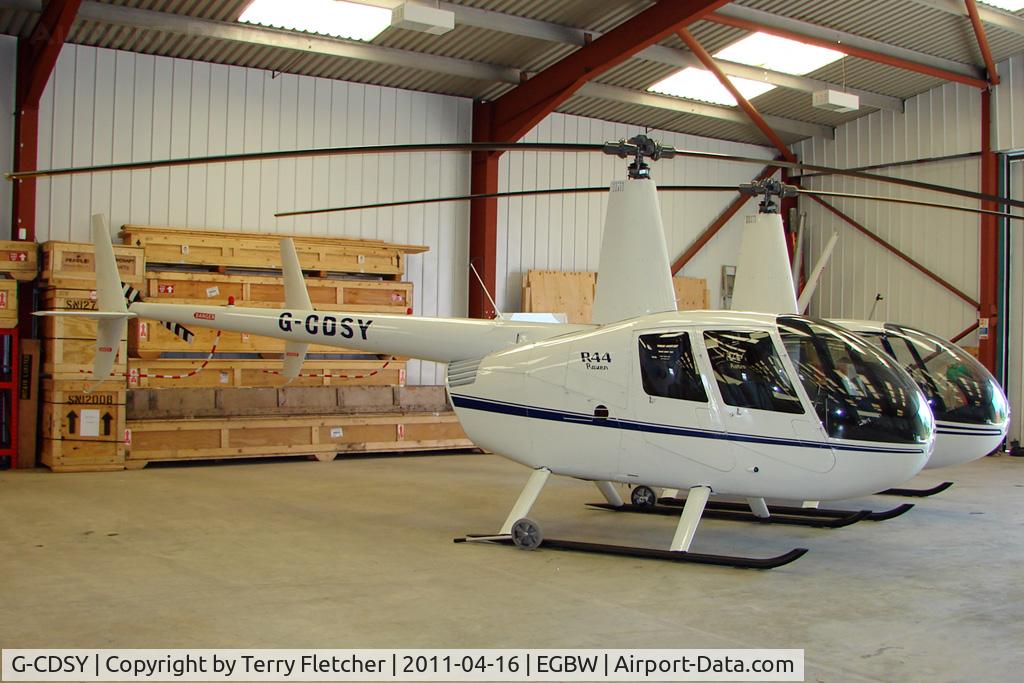 G-CDSY, 2005 Robinson R44 Raven C/N 1534, 2005 Robinson R44 Raven, c/n: 1534