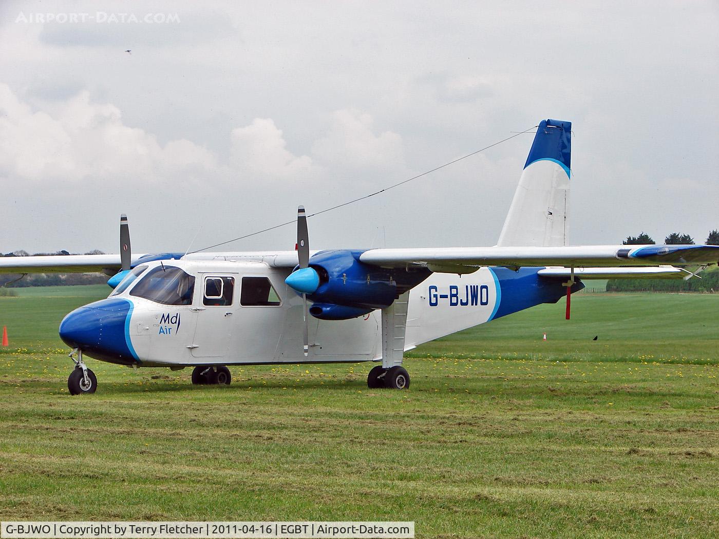 G-BJWO, 1973 Britten-Norman BN-2A-26 Islander C/N 334, 1973 Fairey Britten-norman Ltd BN2A-26 ISLANDER, c/n: 334
