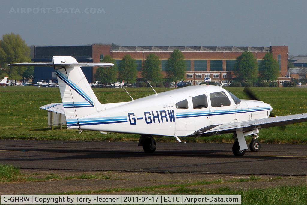 G-GHRW, 1979 Piper PA-28RT-201 Arrow IV C/N 28R-7918140, 1979 Piper PIPER PA-28RT-201, c/n: 28R-7918140