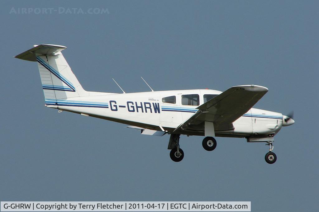 G-GHRW, 1979 Piper PA-28RT-201 Arrow IV C/N 28R-7918140, 1979 Piper PIPER PA-28RT-201, c/n: 28R-7918140