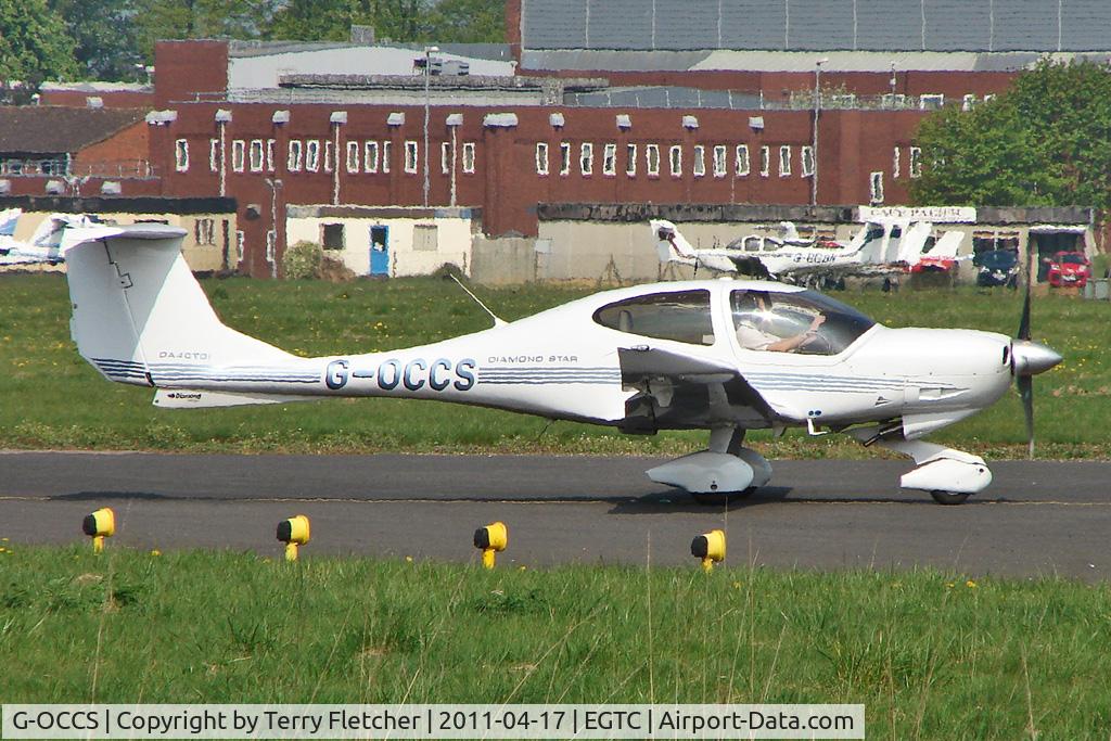 G-OCCS, 2006 Diamond DA-40D Diamond Star C/N D4.249, 2006 Diamond DA40D, c/n: D4.249
