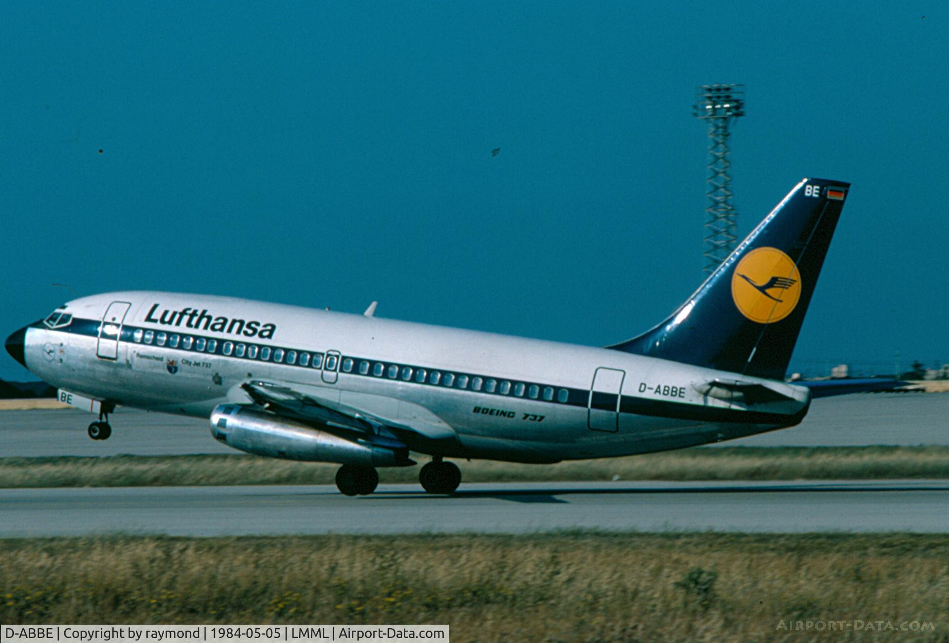 D-ABBE, 1969 Boeing 737-230C C/N 20253, B737 D-ABBE Lufthansa