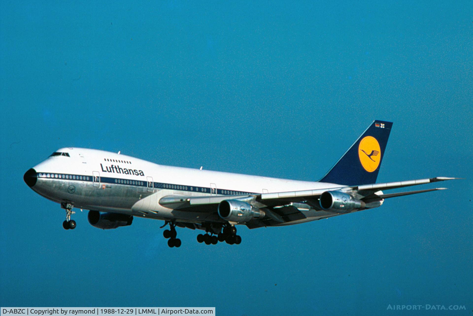 D-ABZC, 1986 Boeing 747-230SF C/N 23393, B747 D-ABZC Lufthansa