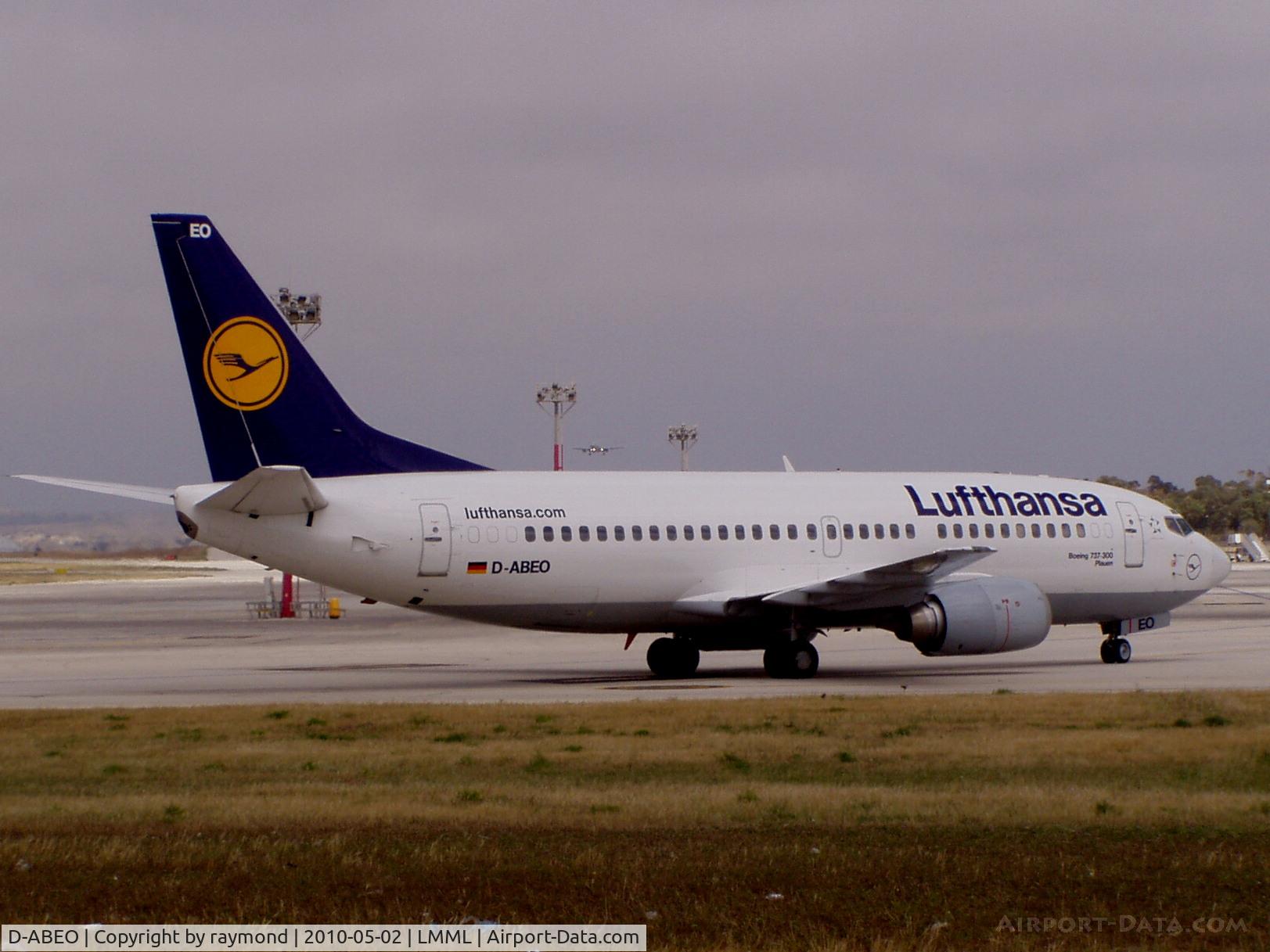 D-ABEO, 1991 Boeing 737-330 C/N 26429, B737-300 D-ABEO Lufthansa