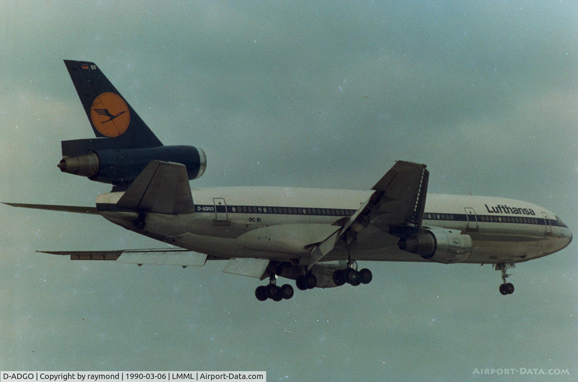 D-ADGO, 1974 McDonnell Douglas DC-10-30 C/N 47926, DC10 D-ADGO Lufthansa