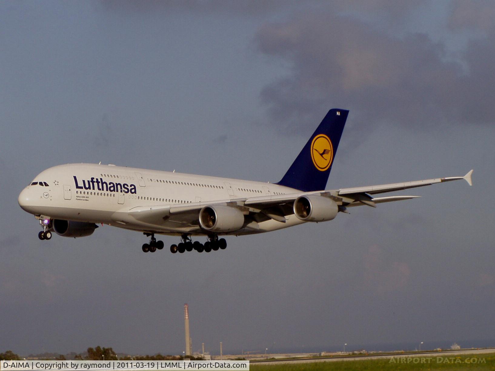 D-AIMA, 2010 Airbus A380-841 C/N 038, A380 D-AIMA Lufthansa
