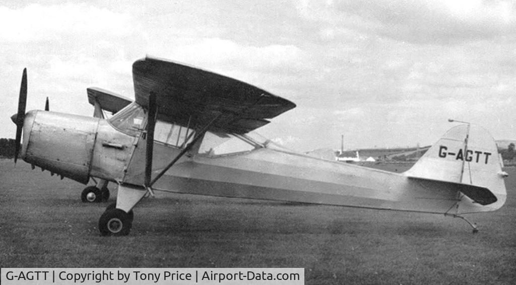 G-AGTT, 1945 Taylorcraft J-1 Autocrat C/N 1826, G-AGTT, Auster 5J1 , c/n 1826, pictured at Shoreham Airport , Sussex, UK in 1960