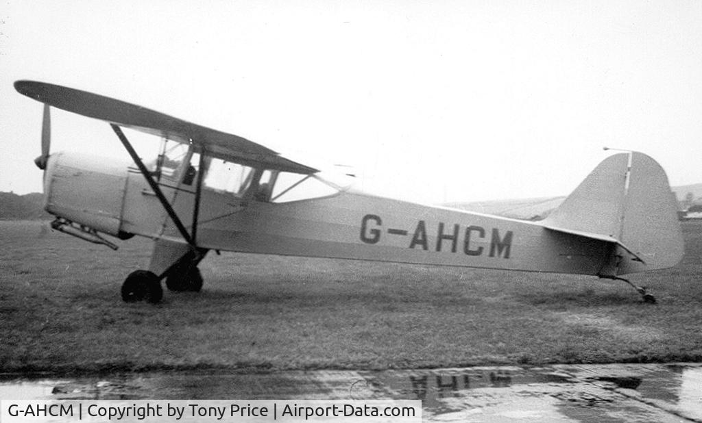 G-AHCM, 1946 Auster J-1N Alpha C/N 1979, G-AHCM Auster J1N Alpha c/n 1979 at Shoreham Airport, England in 1961. Became PH-AAF in 1963