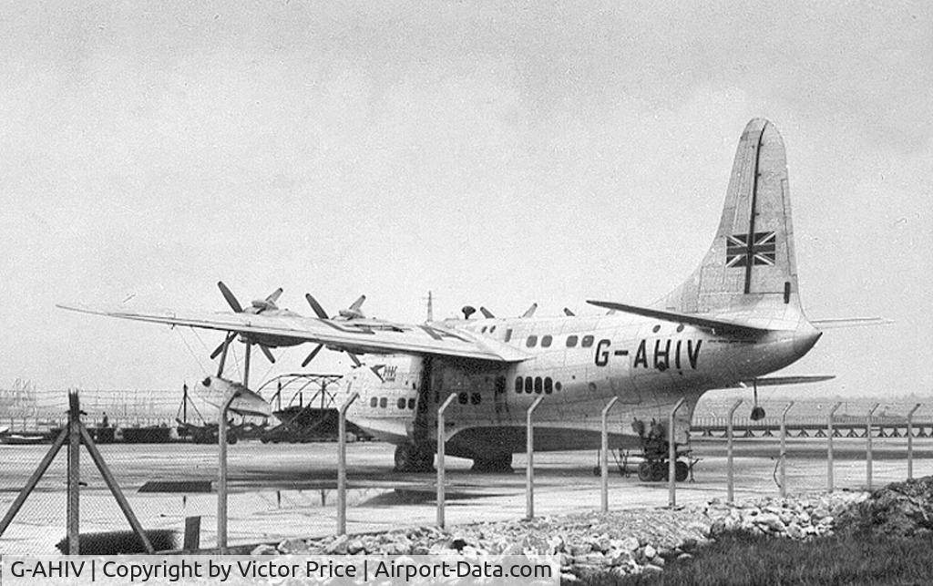 G-AHIV, Short S45 Solent 3 C/N S.1308, G-AHIV Short S45 Solent Mk 2  c/n 1308  “Salcombe” served BOAC’s route from the UK down the Nile to Johannesburg between 1948 and 1950. Sold to Trans-Oceanic Airways - VH-TOC 
