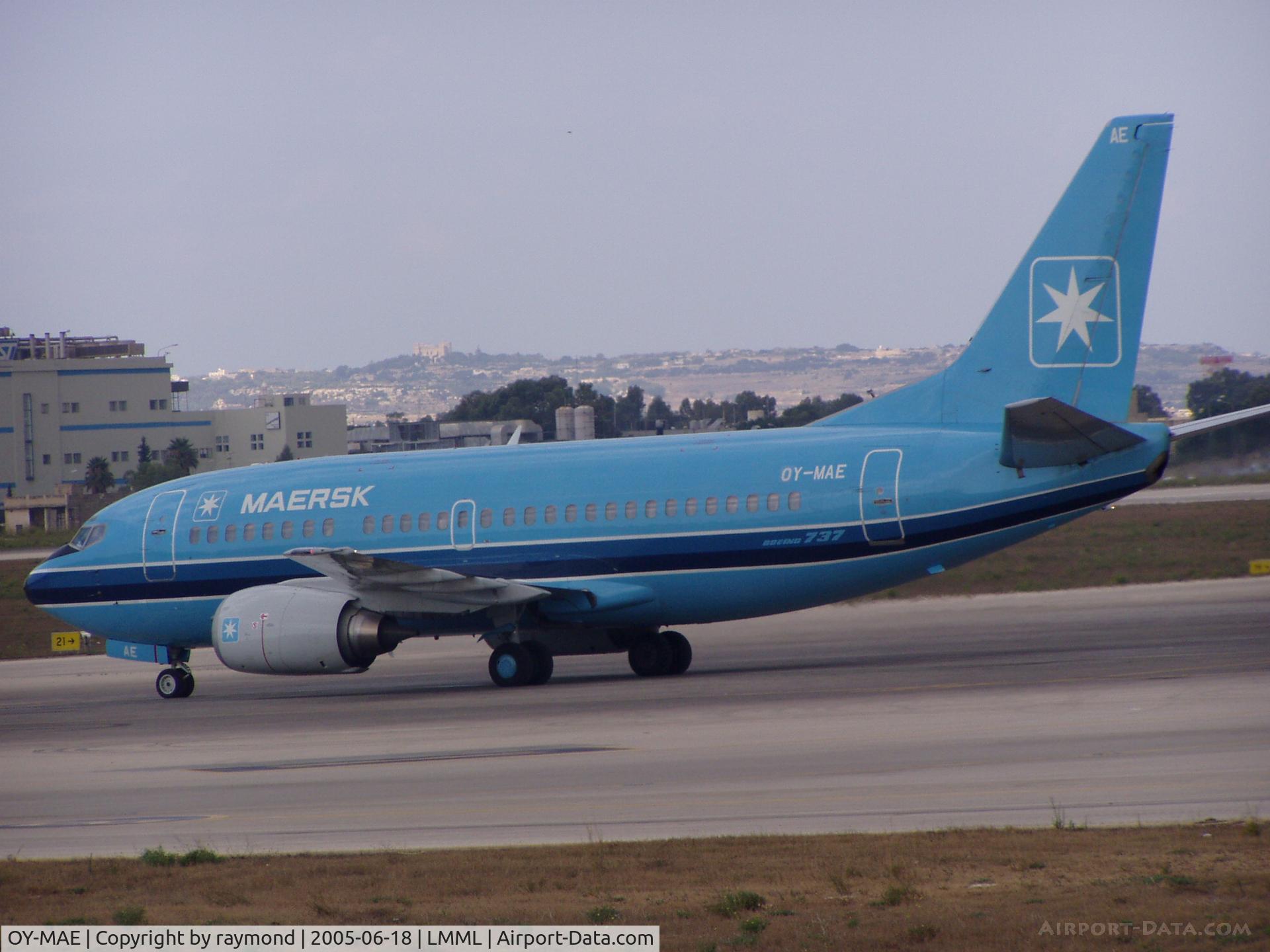 OY-MAE, 1991 Boeing 737-5L9 C/N 25066, B737 OY-MAE Maersk Air