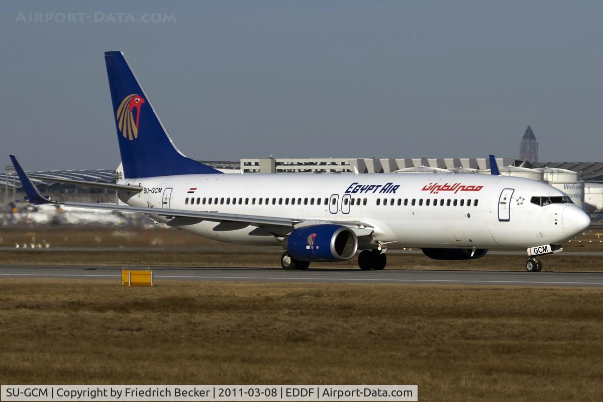 SU-GCM, 2006 Boeing 737-866 C/N 35558, departure via RW18W