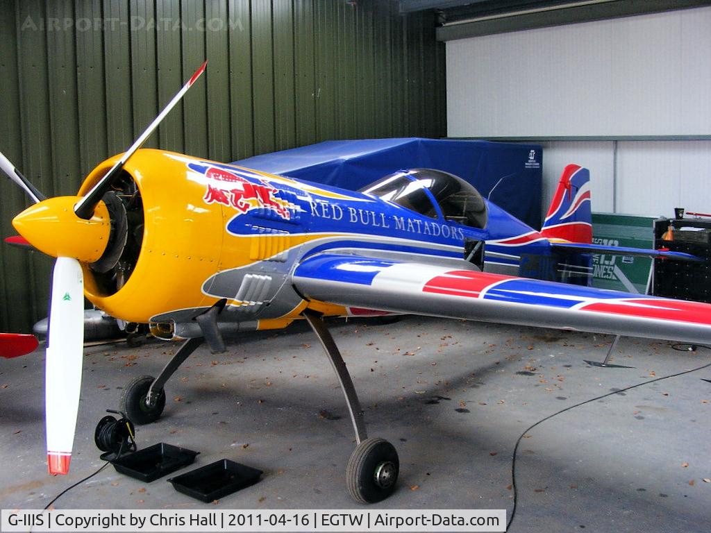 G-IIIS, 1993 Sukhoi SU-26M2 C/N 06-07, at Oaksey Park