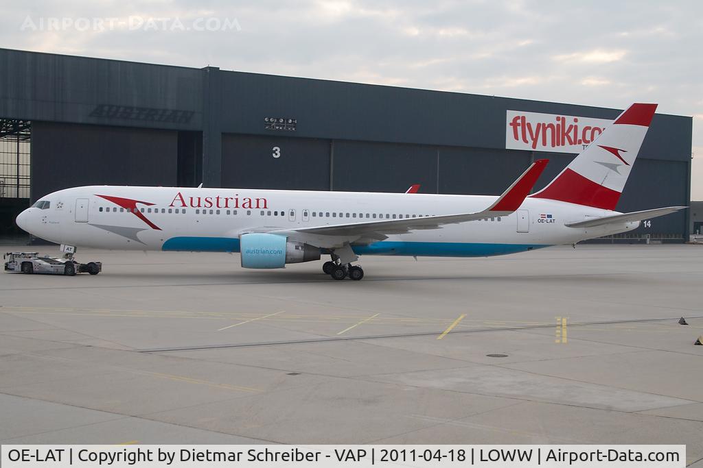 OE-LAT, 1991 Boeing 767-31A C/N 25273, Austrian Airlines Boeing 767-300