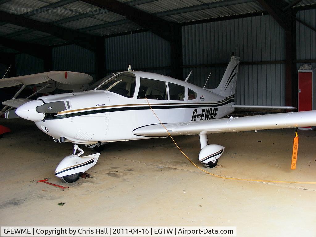 G-EWME, 1973 Piper PA-28-235 Cherokee Charger C/N 28-7310156, at Oaksey Park
