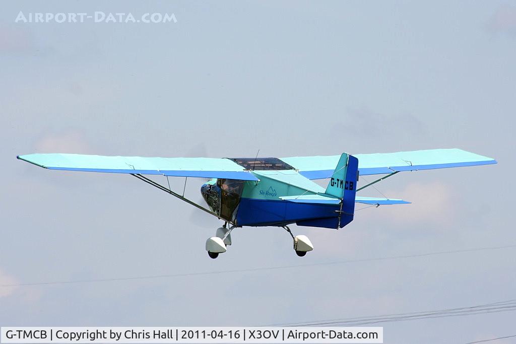 G-TMCB, 2003 Skyranger 912 C/N BMAA/HB/310, Departing from Over Farm