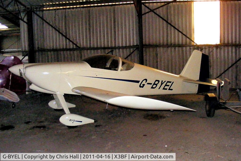 G-BYEL, 2000 Vans RV-6 C/N PFA 181-12568, at Bidford Airfield