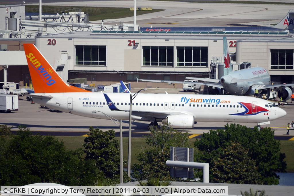 C-GRKB, 2004 Boeing 737-86Q C/N 30294, Sunwings 2004 Boeing 737-86Q/W, c/n: 30294