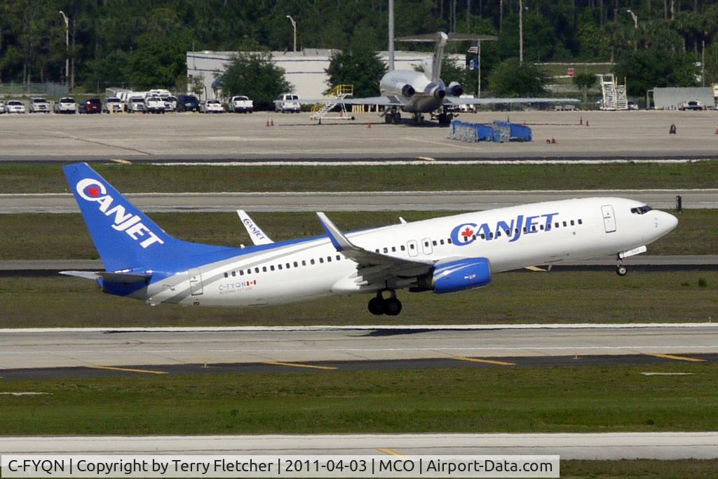 C-FYQN, 2001 Boeing 737-8AS C/N 29933, Canjet's 2001 Boeing 737-8AS(WL), c/n: 29933