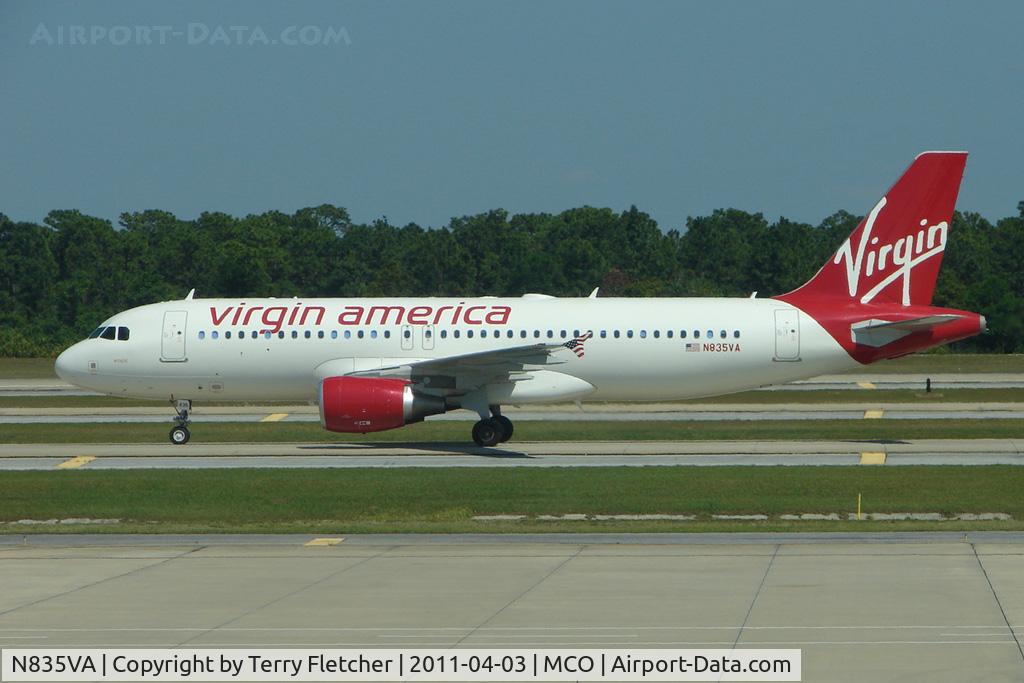 N835VA, 2010 Airbus A320-214 C/N 4448, Virgin America's Airbus A320-214, c/n: 4448