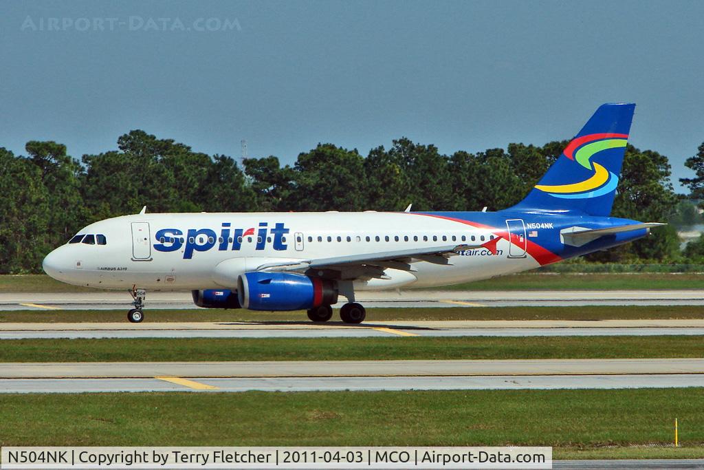 N504NK, 2005 Airbus A319-132 C/N 2473, Spirit Airlines 2005 Airbus A319-132, c/n: 2473