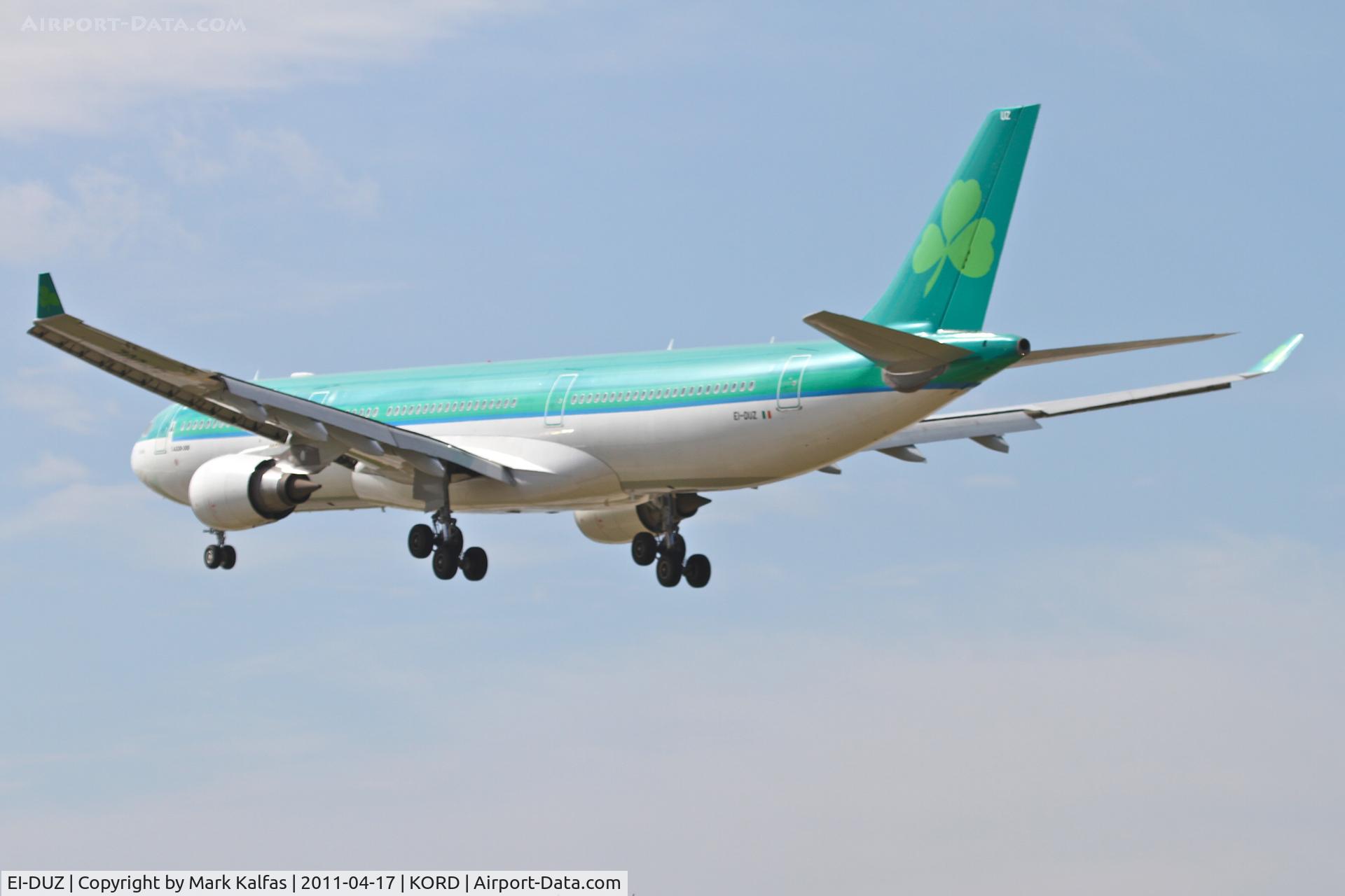 EI-DUZ, 2007 Airbus A330-302 C/N 847, Aer Lingus A330-302 