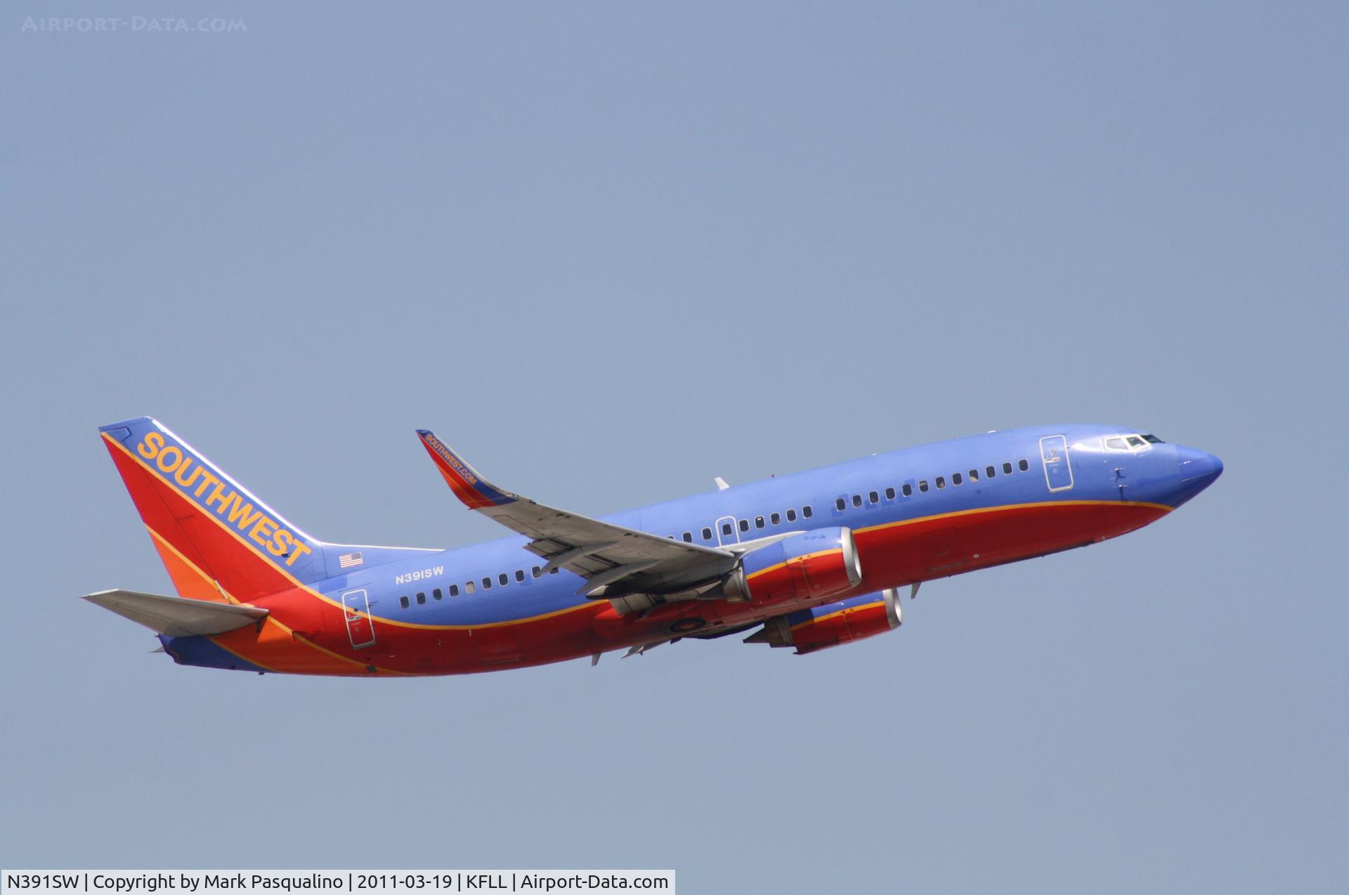N391SW, 1994 Boeing 737-3H4 C/N 27378, Boeing 737-300