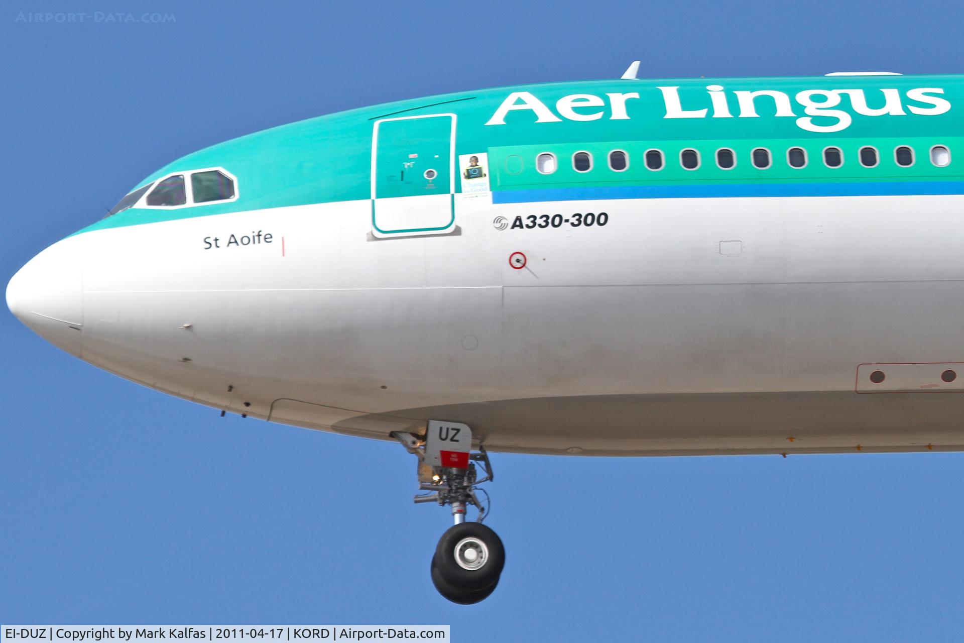 EI-DUZ, 2007 Airbus A330-302 C/N 847, Aer Lingus A330-302 
