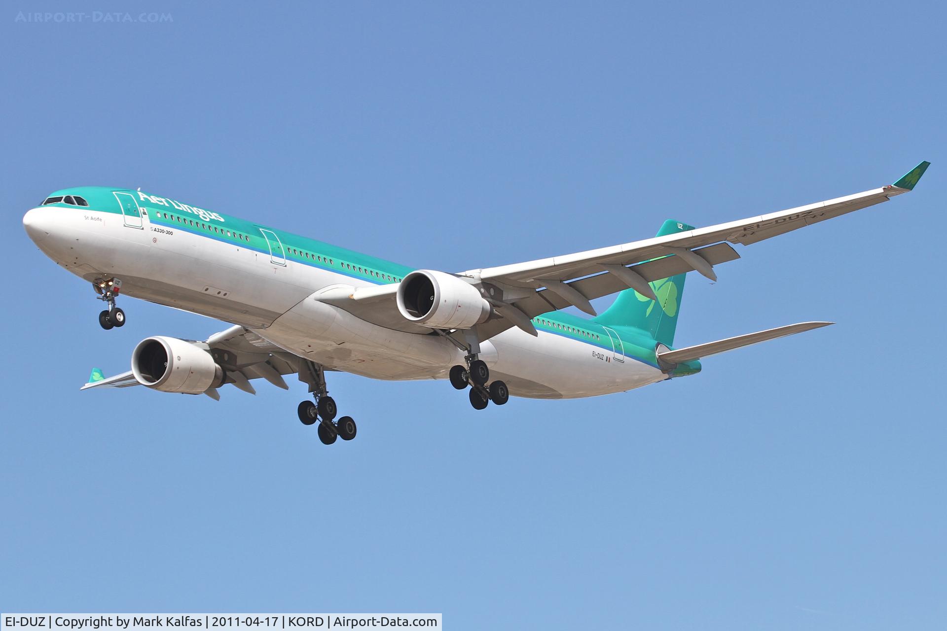 EI-DUZ, 2007 Airbus A330-302 C/N 847, Aer Lingus A330-302 