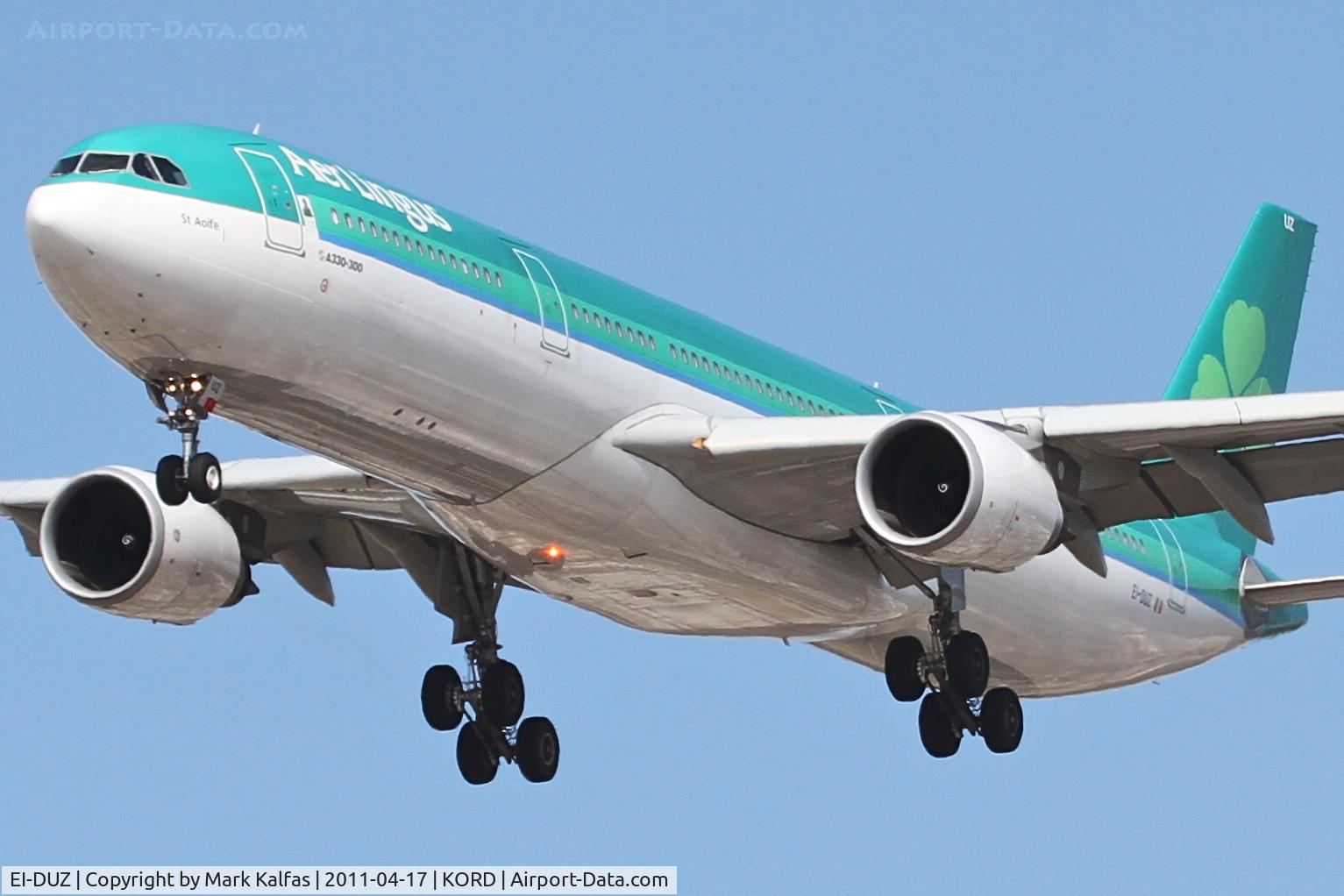 EI-DUZ, 2007 Airbus A330-302 C/N 847, Aer Lingus A330-302 