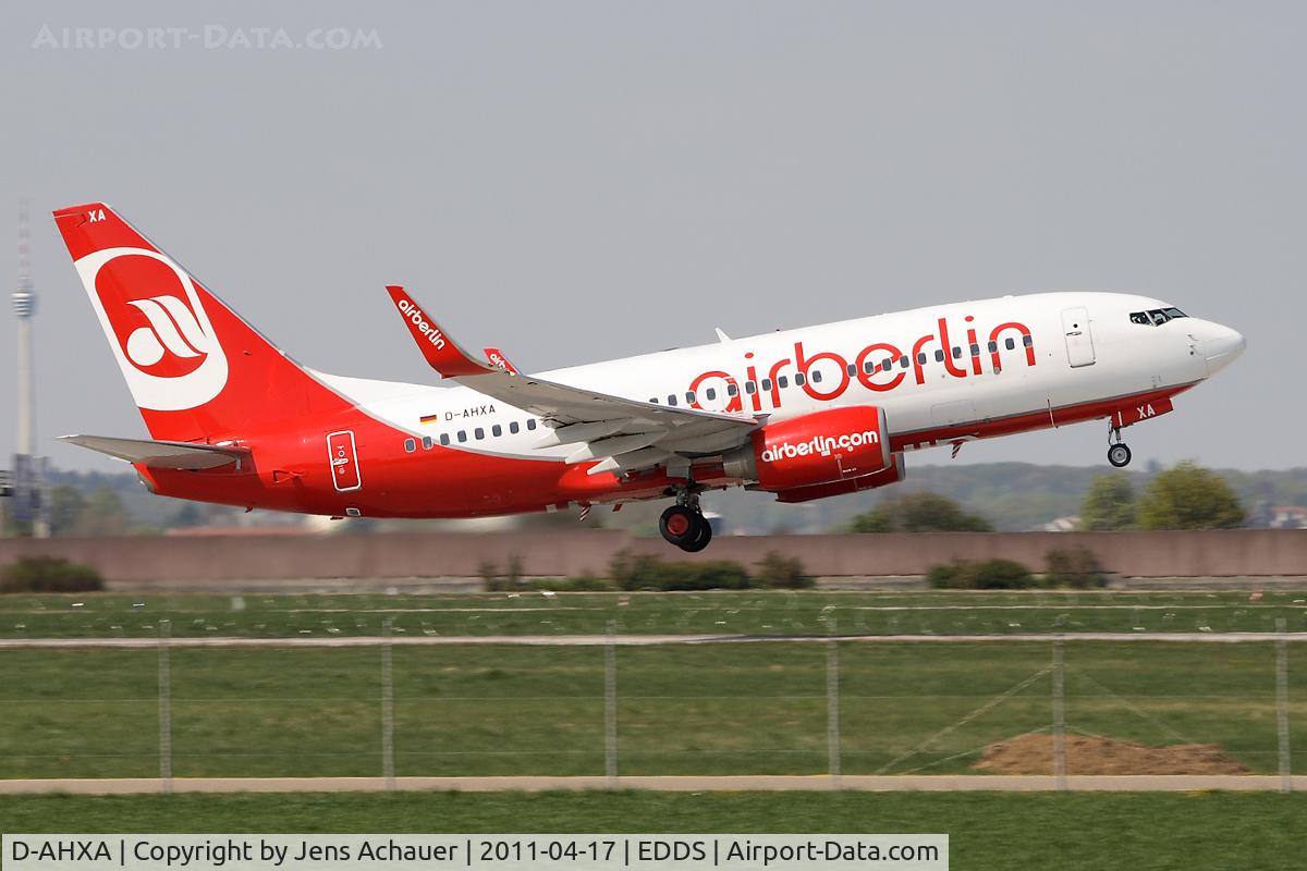D-AHXA, 2007 Boeing 737-7K5 C/N 30714, Take off to TXL