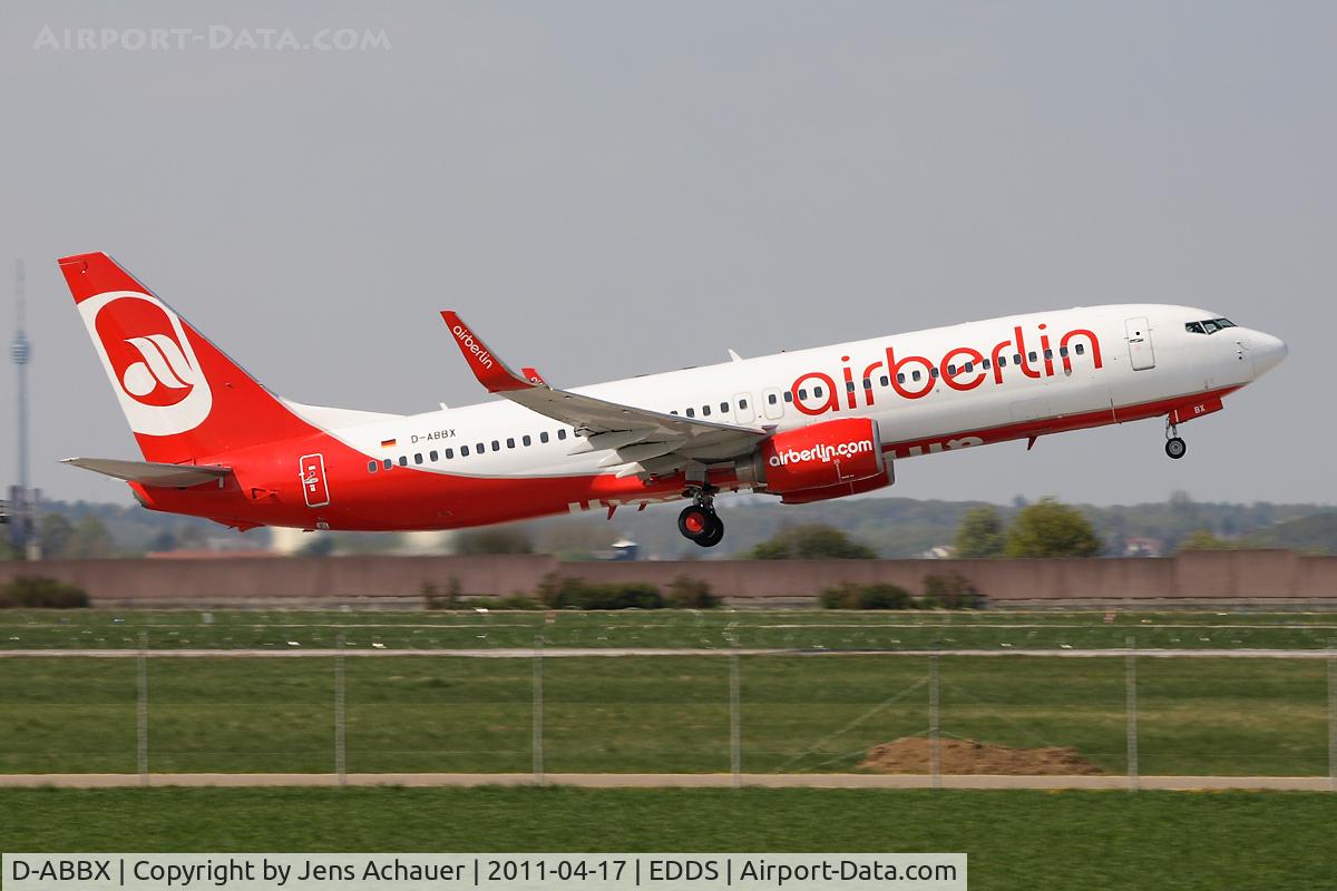 D-ABBX, 2007 Boeing 737-86J C/N 34969, Take off