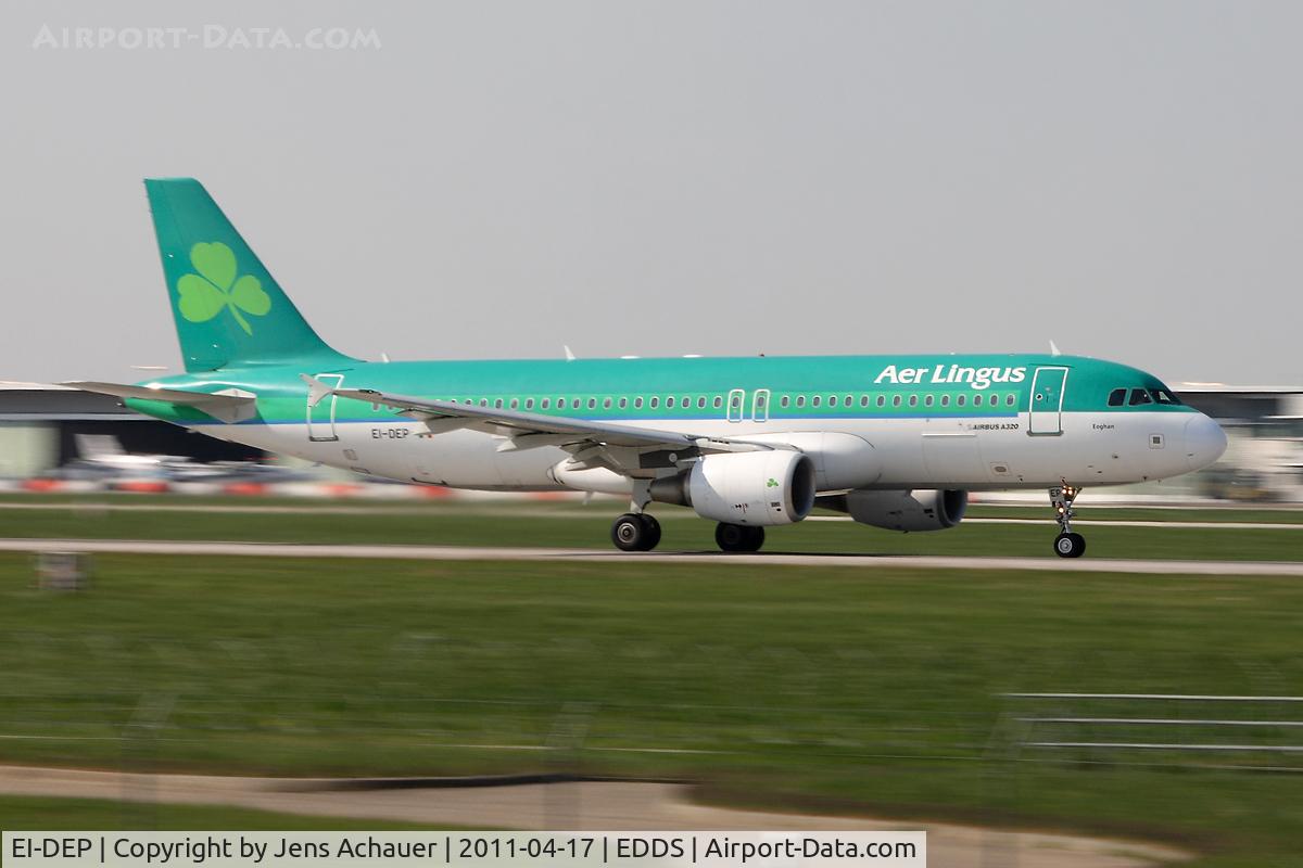 EI-DEP, 2005 Airbus A320-214 C/N 2542, Take off to Dublin