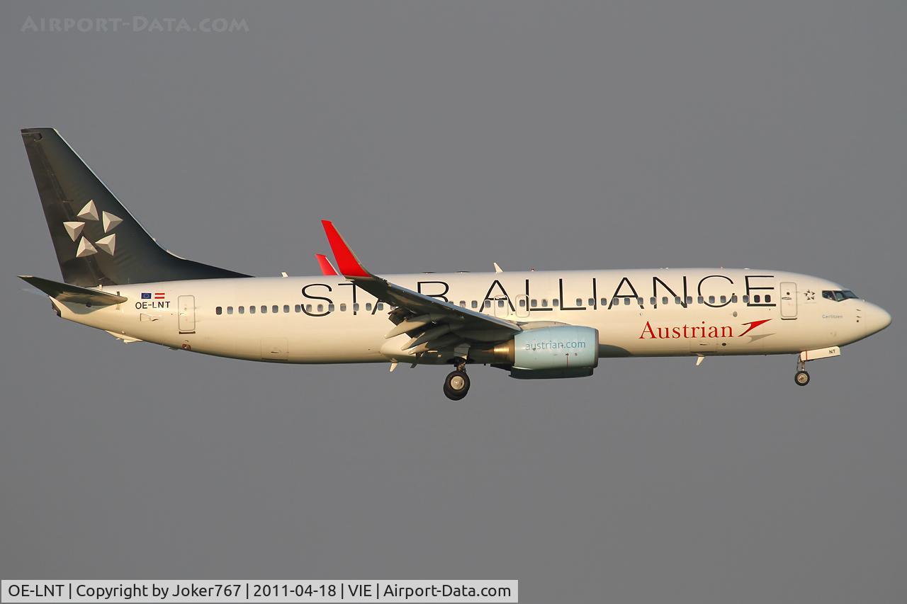 OE-LNT, 2006 Boeing 737-8Z9 C/N 33834, Austrian Airlines
