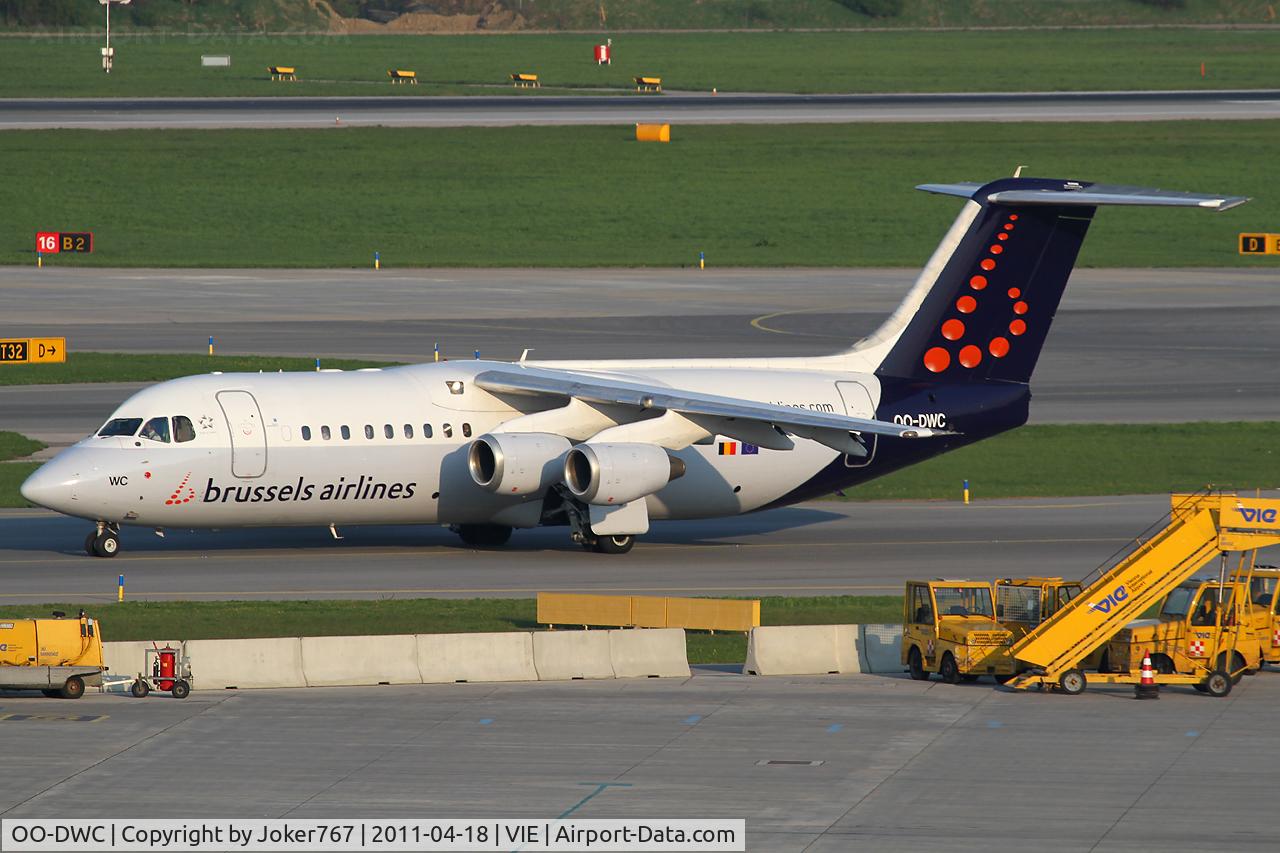 OO-DWC, 1998 British Aerospace Avro 146-RJ100 C/N E3322, Brussels Airlines