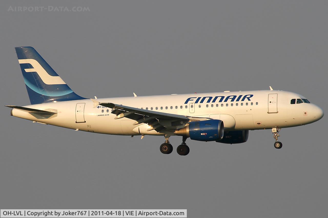 OH-LVL, 2004 Airbus A319-112 C/N 2266, Finnair
