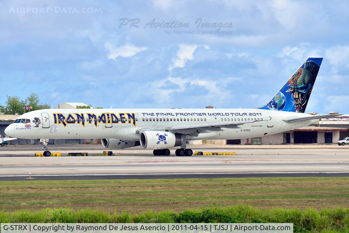 G-STRX, 1992 Boeing 757-28A C/N 25621, {Nikon D7000+Tamron SP70-300mm VC Di USD}