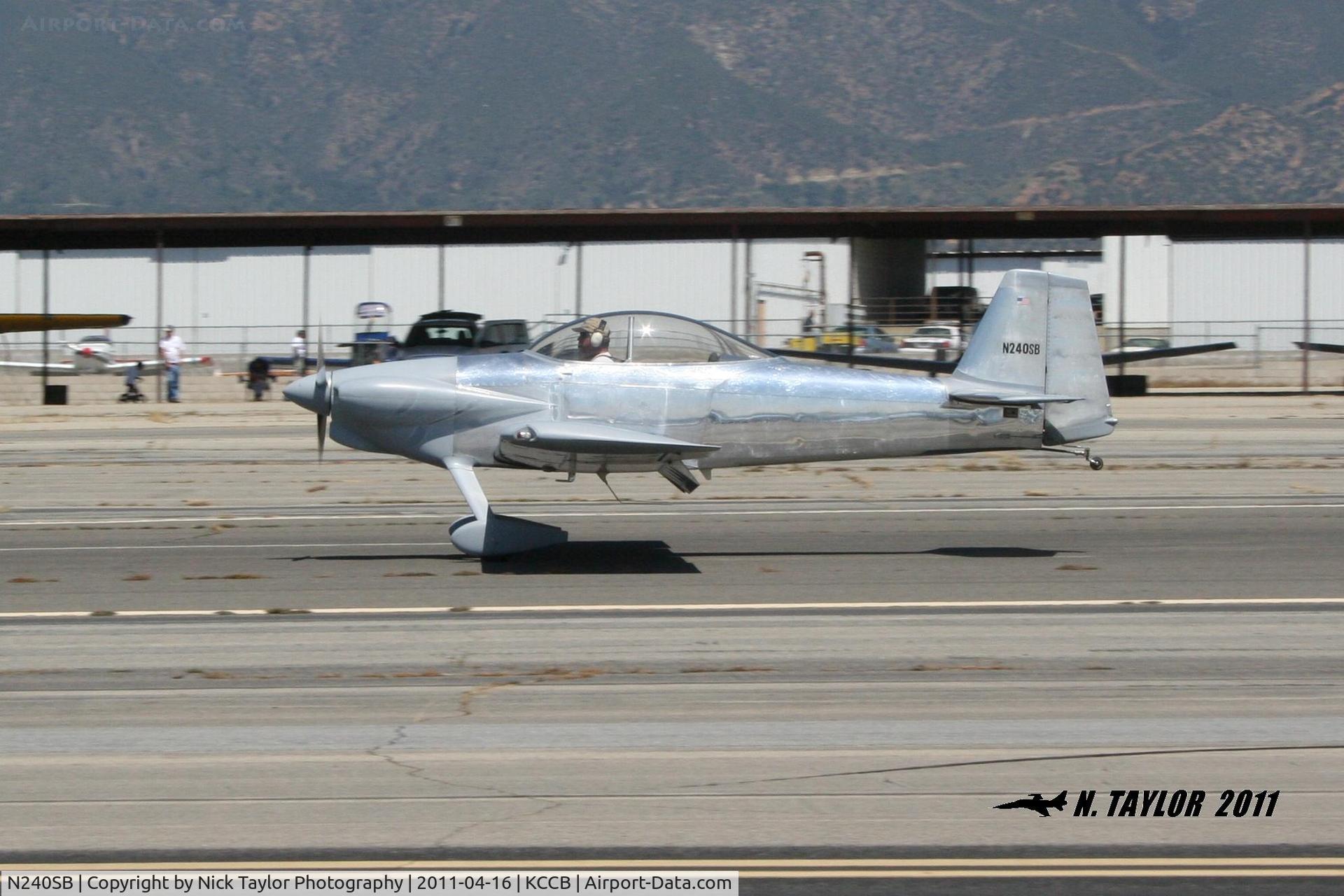 N240SB, 2000 Vans RV-4 C/N 01, Taking off RWY 24