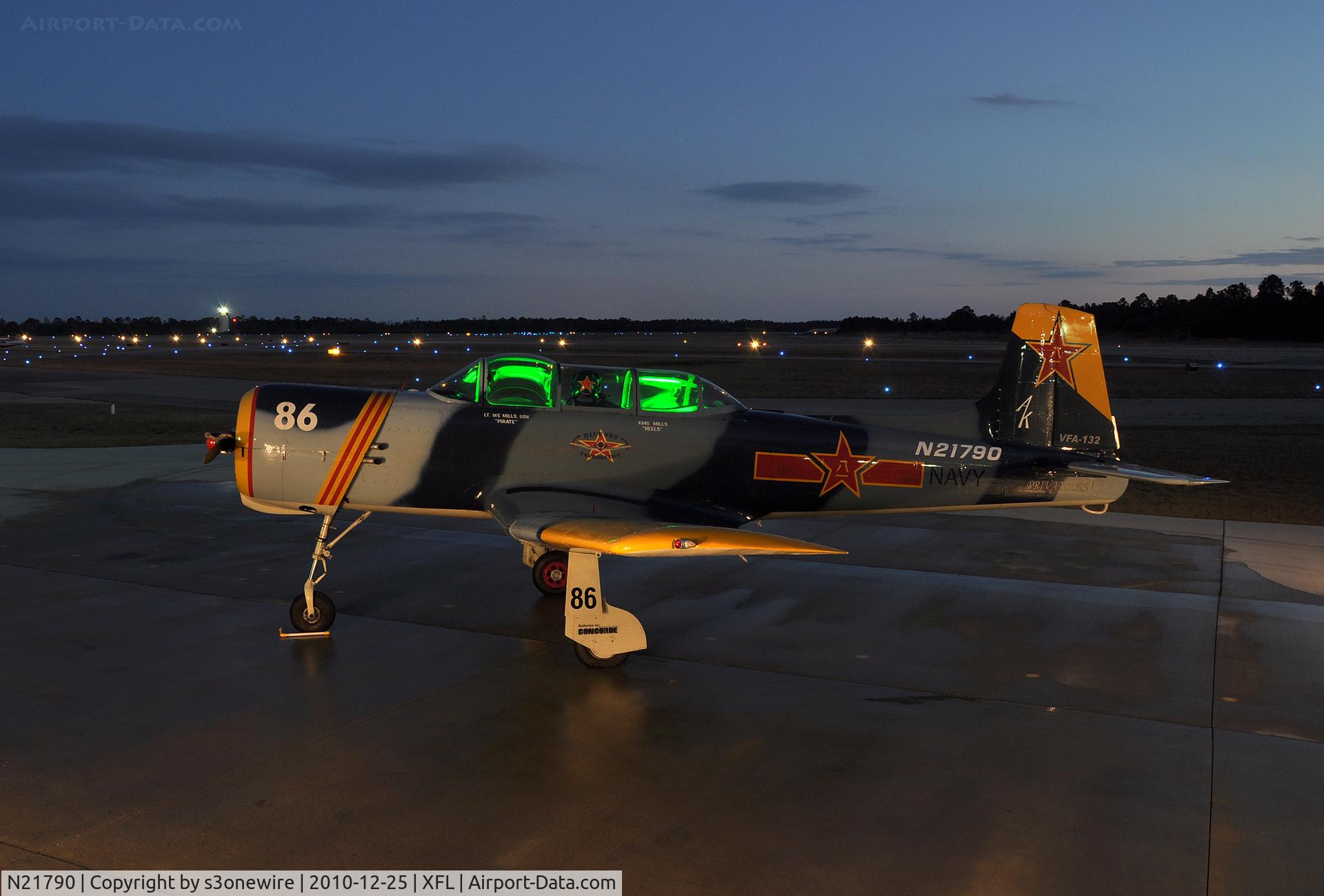 N21790, 1985 Nanchang CJ-6 C/N 4232022, Christmas evening in Flagler
http://yakrobatics.com/
